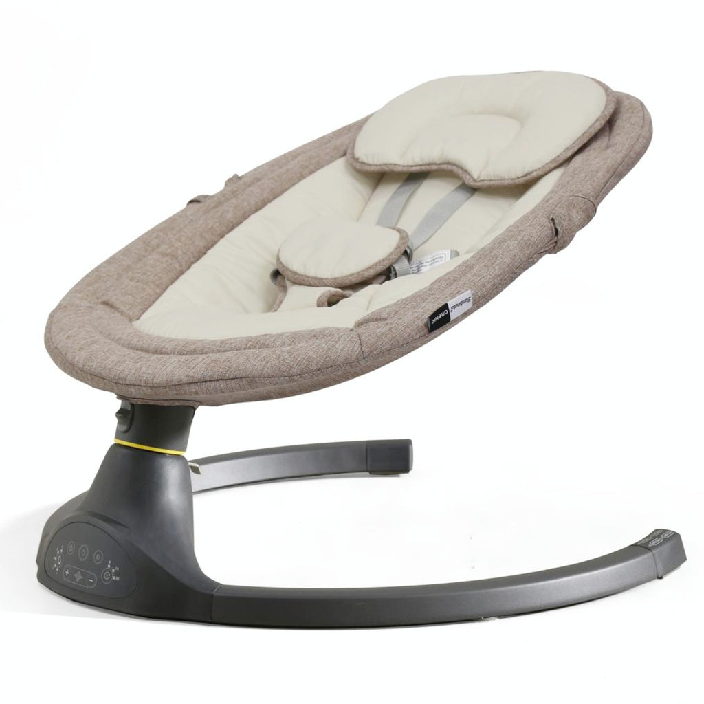 Silla Mecedora para Bebé Orphic Bouncer con Bluetooth Beige