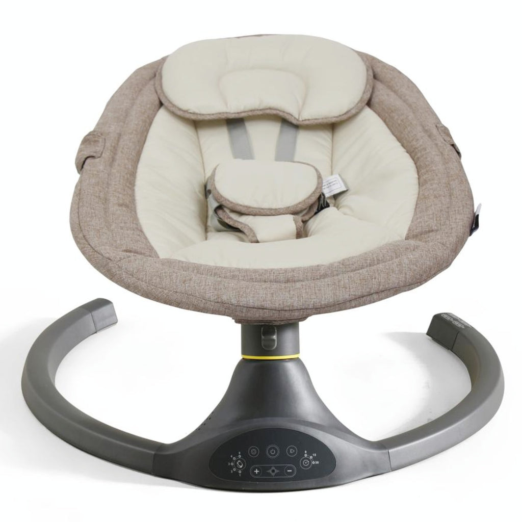 Silla Mecedora para Bebé Orphic Bouncer con Bluetooth Beige