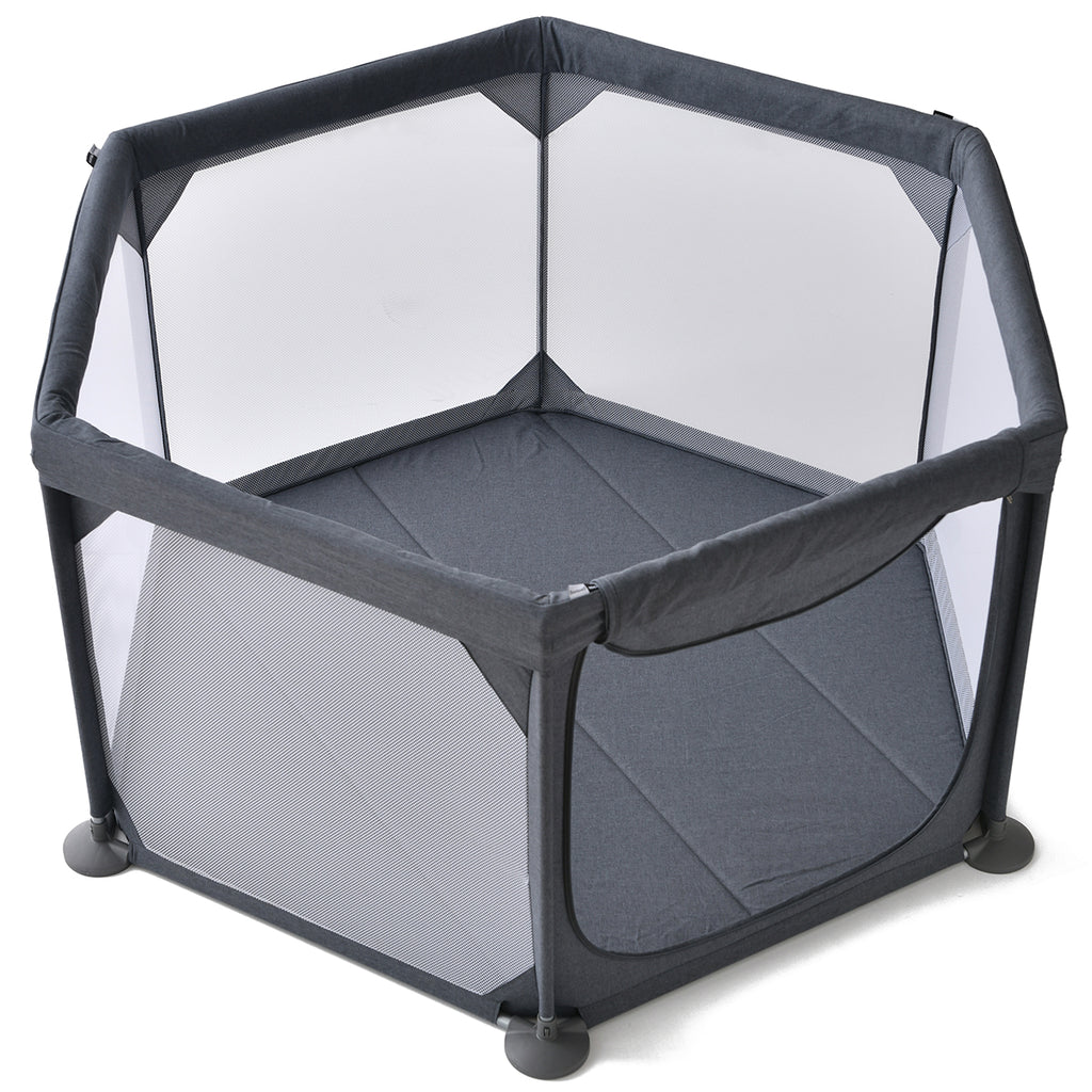 Corral para Bebé HEXAGON gris