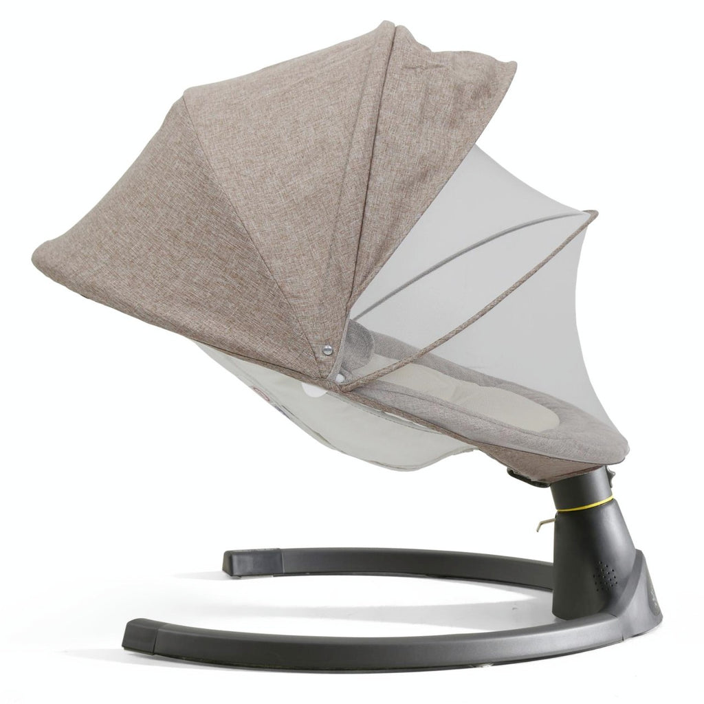 Silla Mecedora para Bebé Orphic Bouncer con Bluetooth Beige
