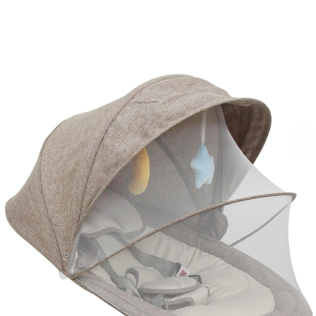 Silla Mecedora para Bebé Orphic Bouncer con Bluetooth Beige