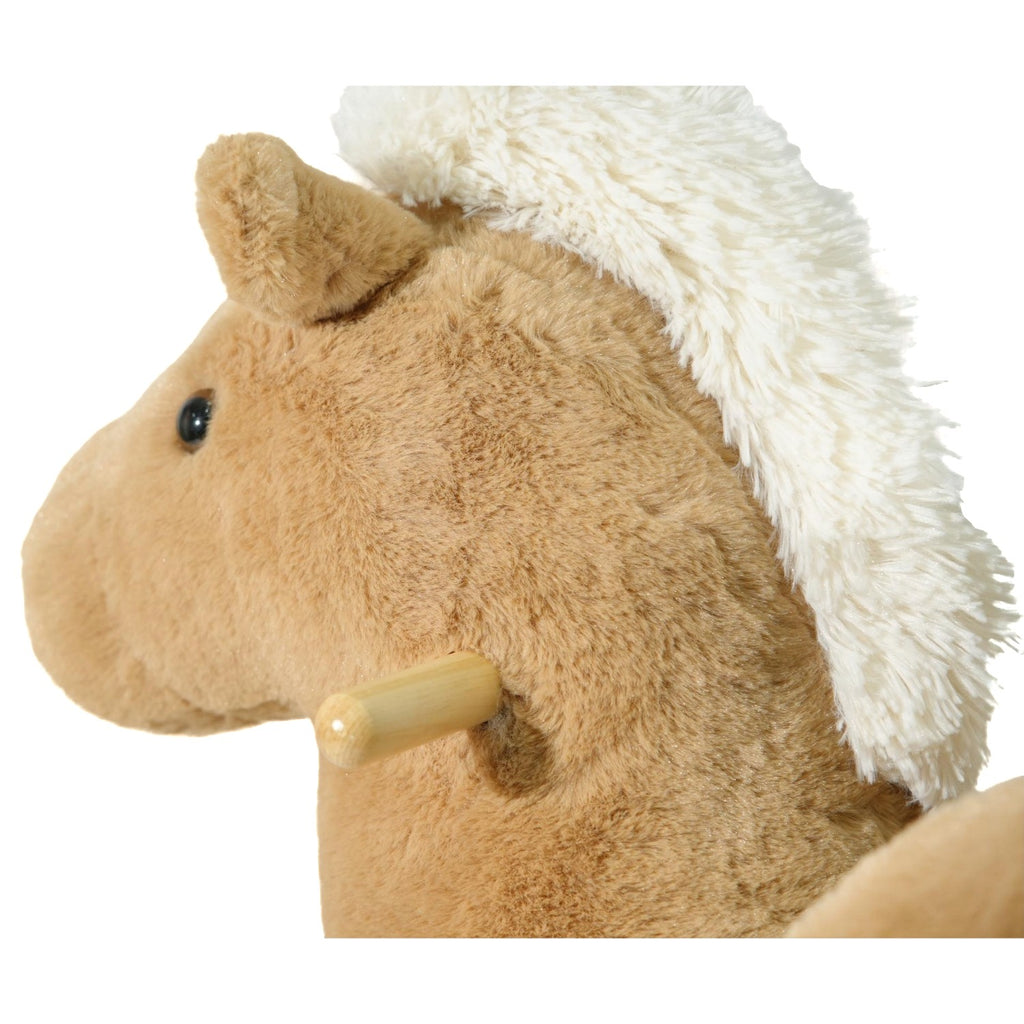 Mecedora montable para bebé peluche CABALLO