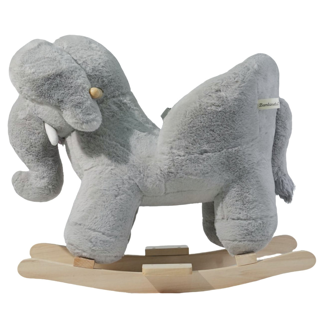 Mecedora montable para bebé peluche ELEFANTE