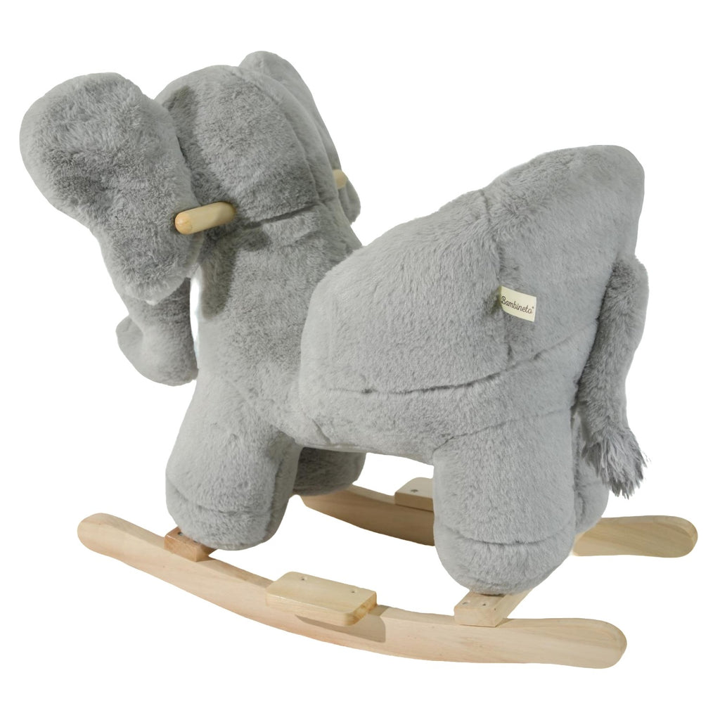 Mecedora montable para bebé peluche ELEFANTE