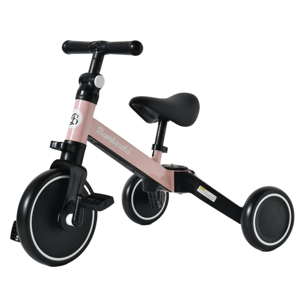 Triciclo Bicicleta de Equilibrio 4 en 1 GUNNEN rosa