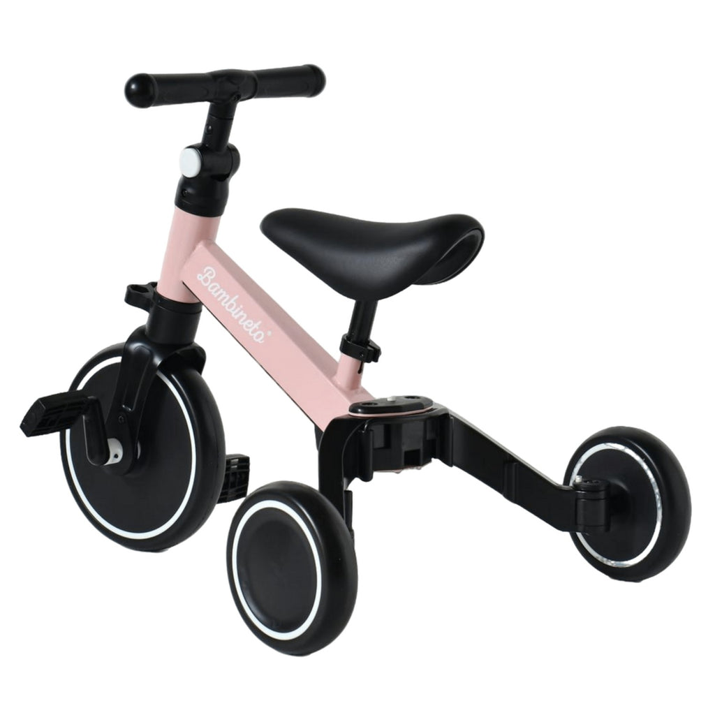 Triciclo Bicicleta de Equilibrio 4 en 1 GUNNEN rosa
