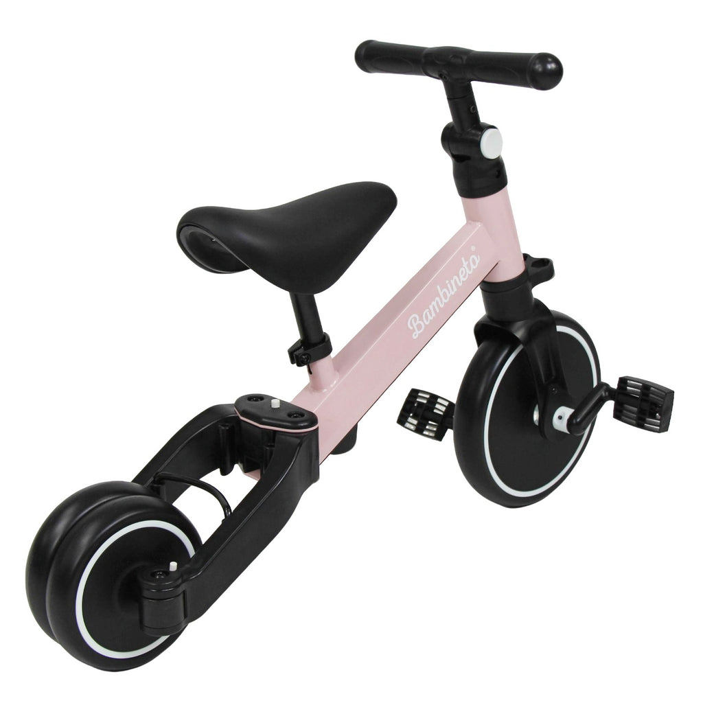 Triciclo Bicicleta de Equilibrio 4 en 1 GUNNEN rosa