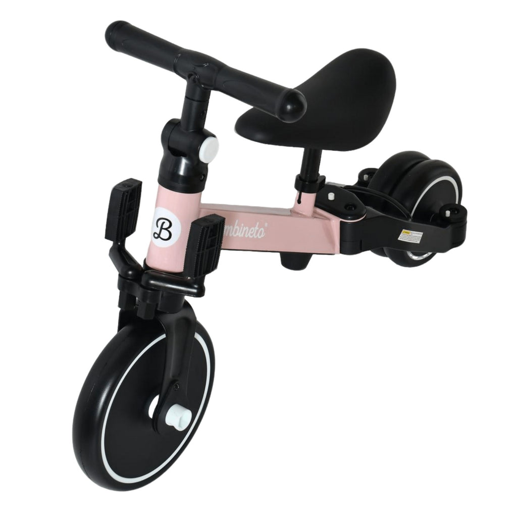 Triciclo Bicicleta de Equilibrio 4 en 1 GUNNEN rosa