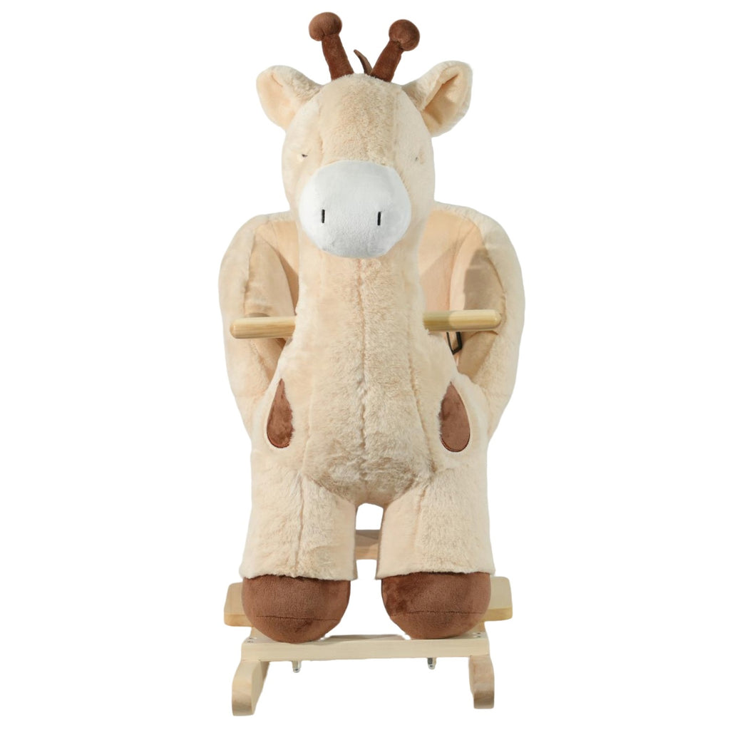 Mecedora montable para bebé peluche JIRAFA