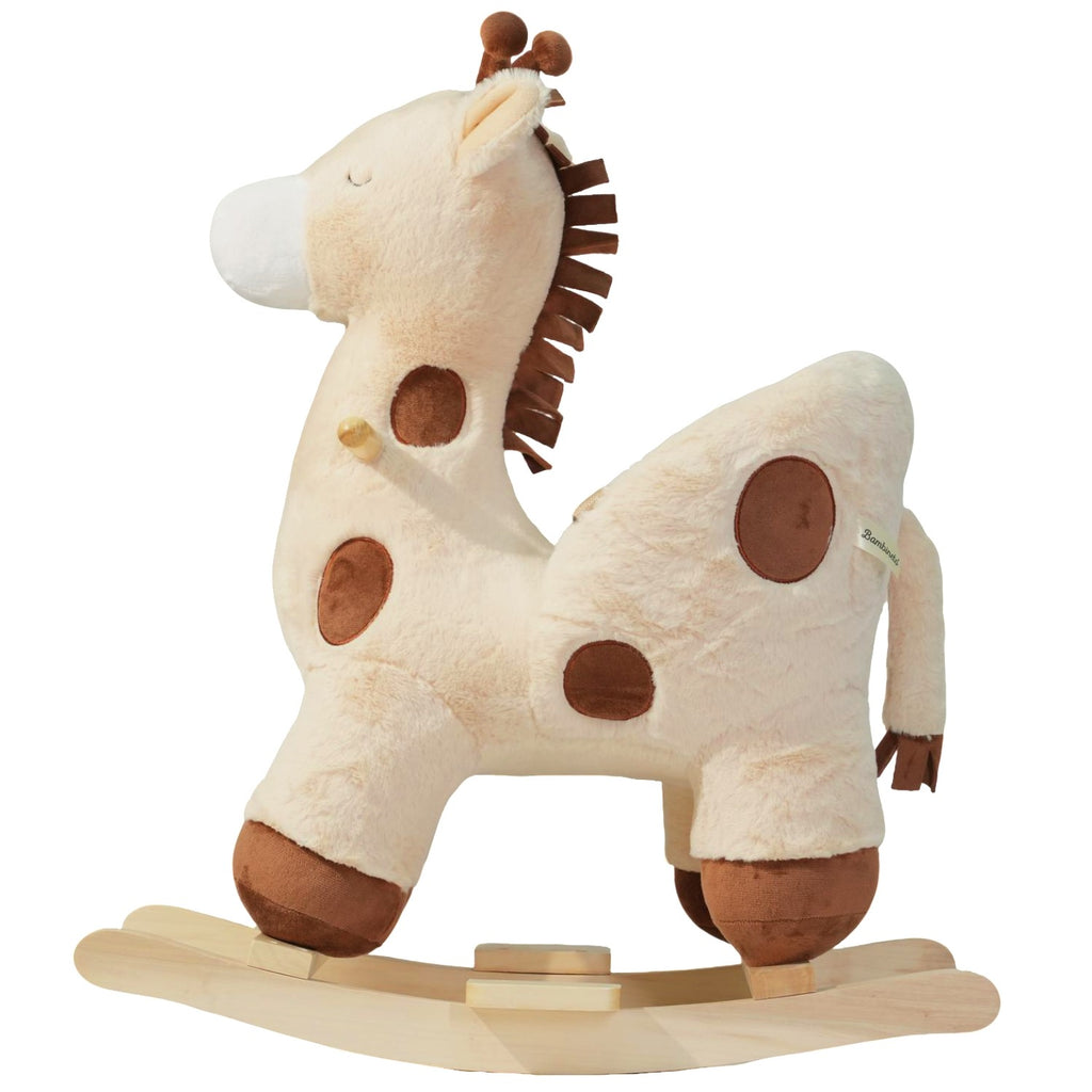 Mecedora montable para bebé peluche JIRAFA