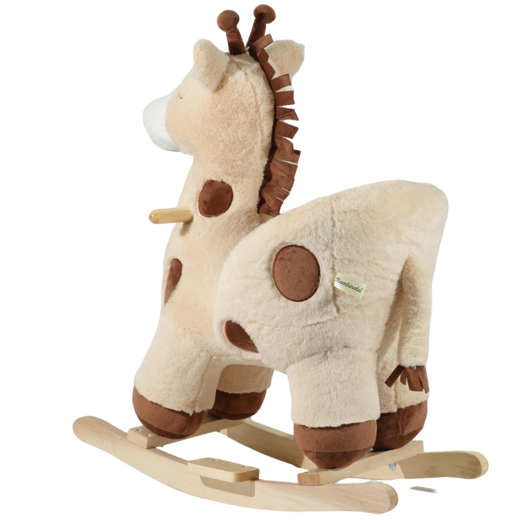 Mecedora montable para bebé peluche JIRAFA
