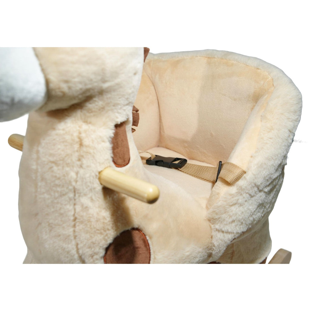 Mecedora montable para bebé peluche JIRAFA