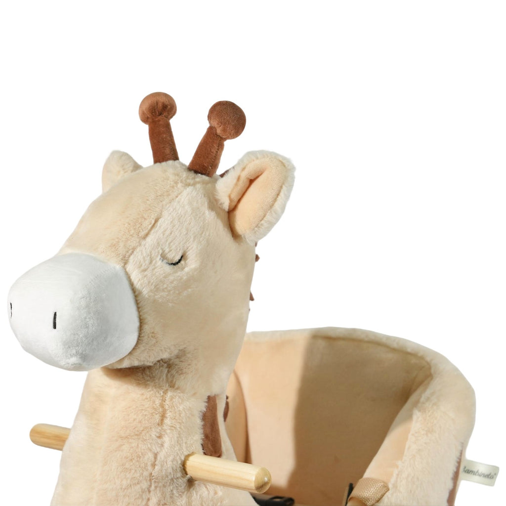Mecedora montable para bebé peluche JIRAFA