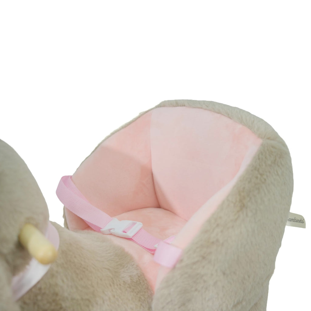 Mecedora montable para bebé peluche CONEJO
