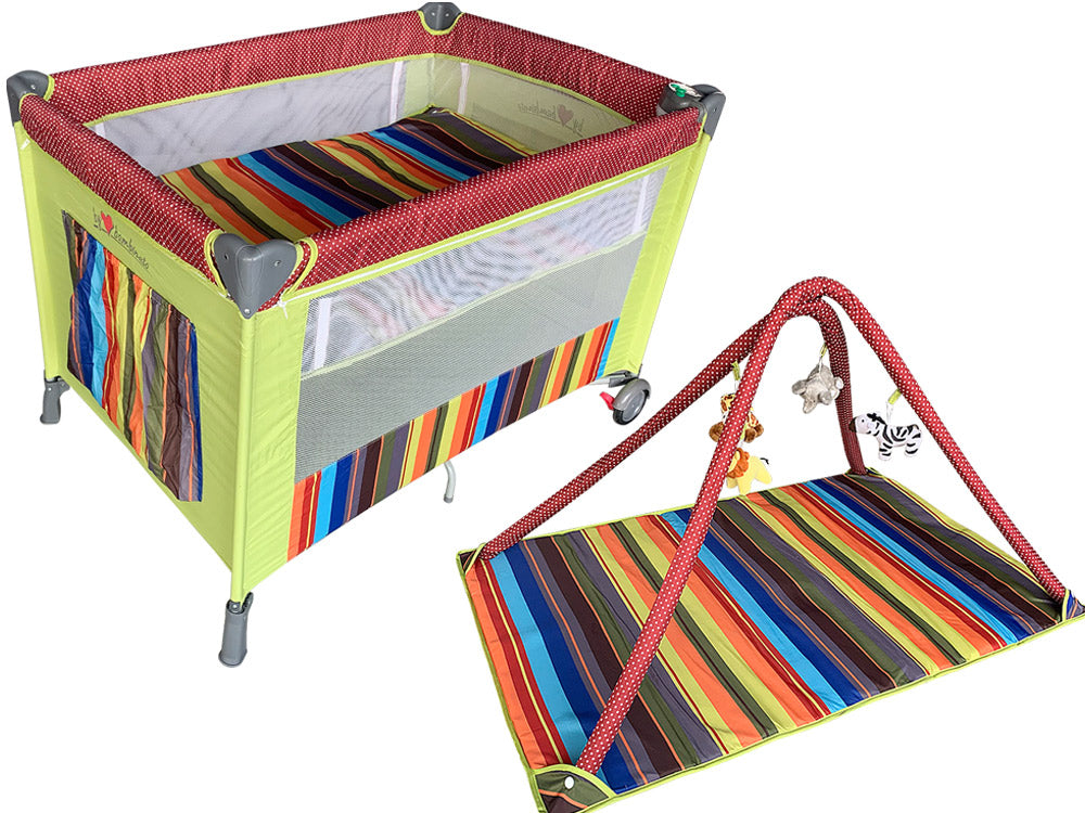 Cuna Viajera Safari Gimnasio y Juguetes – Bambineto